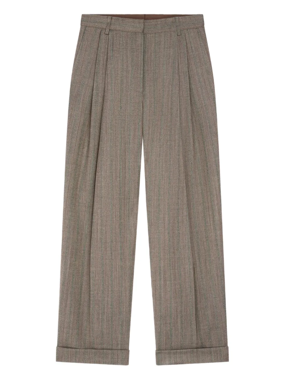 

Плиссированные брюки DRIES VAN NOTEN, серый