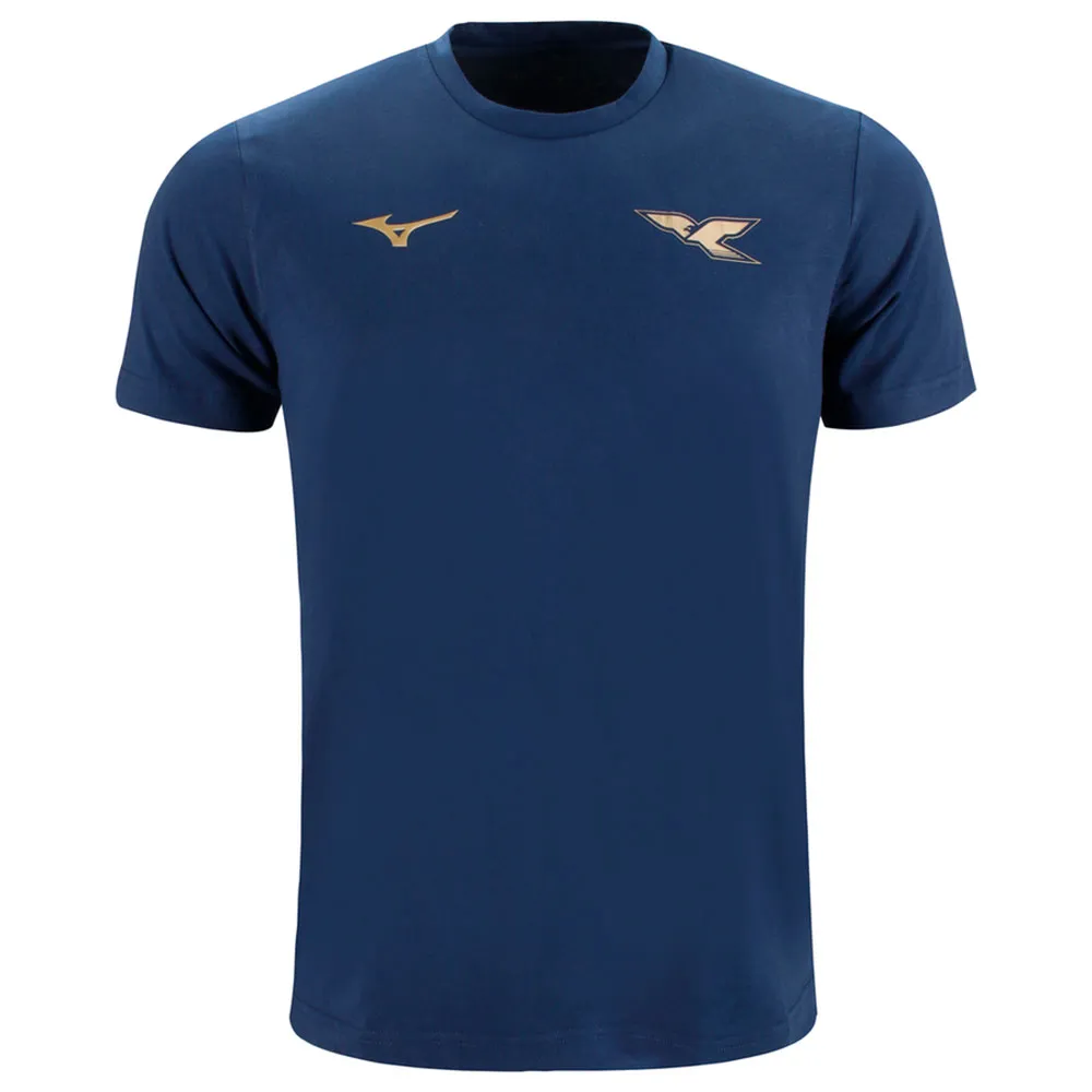 

Футболка с коротким рукавом Mizuno Lazio 125th, синий