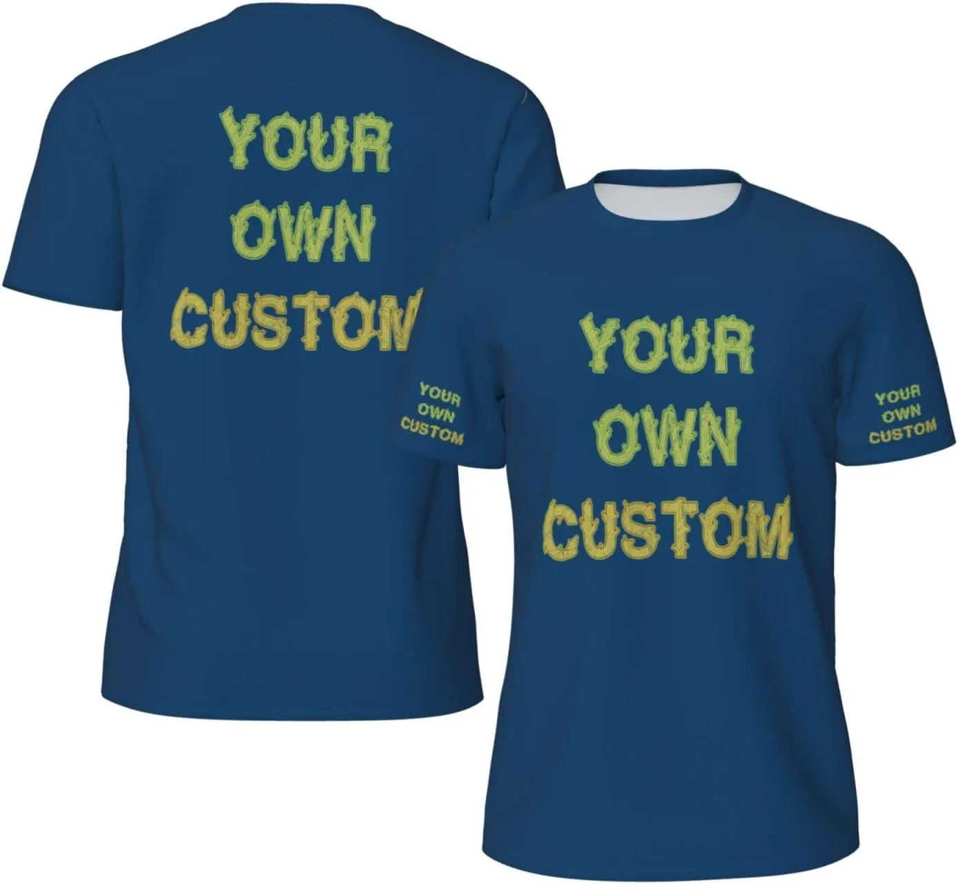 

Футболка Custom с принтом на 4 сторонах