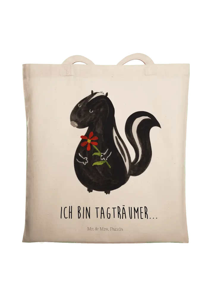 

Сумка для переноски Mr & Mrs Panda Stinktier Blume, кремовый