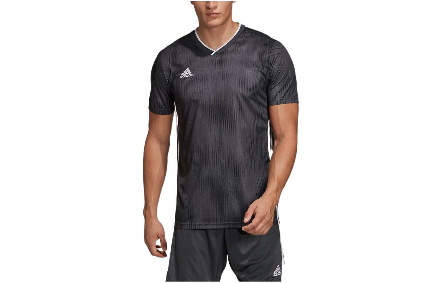 

Футбольная майка мужская черная Adidas, черный