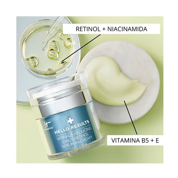 Сыворотка It Cosmetics — С ретинолом Hello Results Wrinkle-Reducing Daily Retinol Serum-In-Cream, 50 мл — фото 3