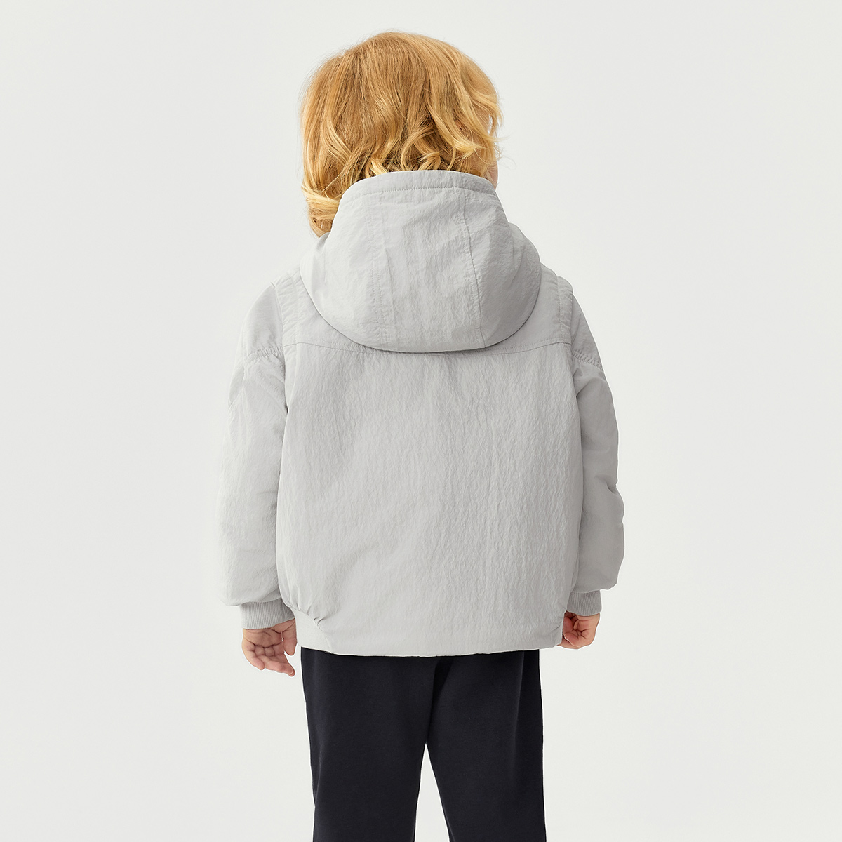 Утепленная куртка для детей 3-7 лет FILA KIDS, серый — фото 4
