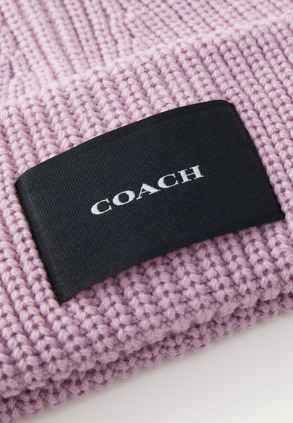 

Шапка PATCH BEANIE COACH, светло-розовый