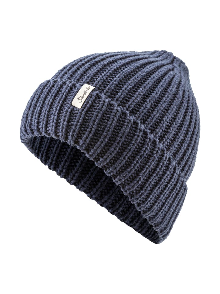 

Вязаная шапка Sterntaler, темно-синий