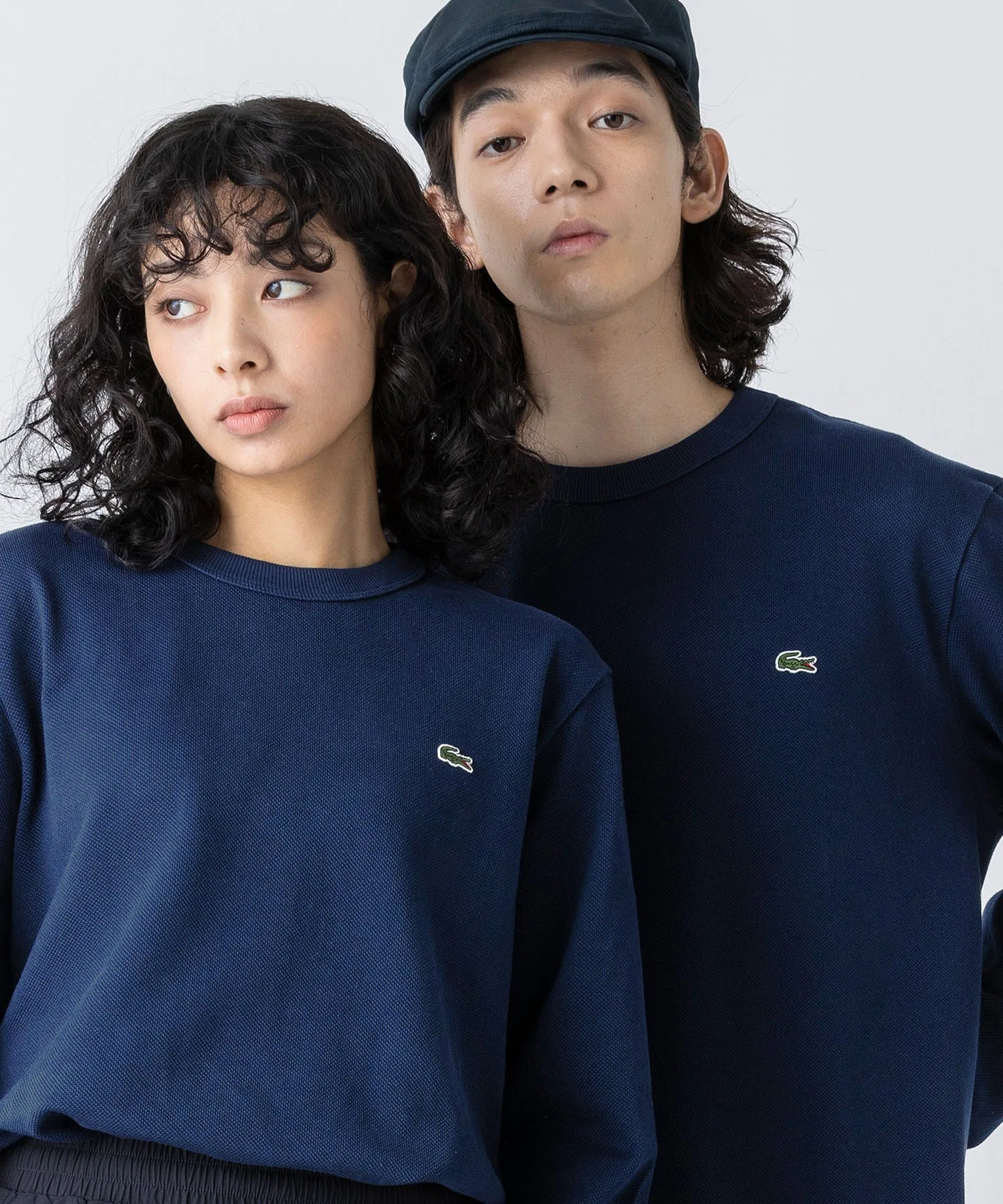 Футболка с длинным рукавом Lacoste Classic Fit Big Pique, унисекс, белый