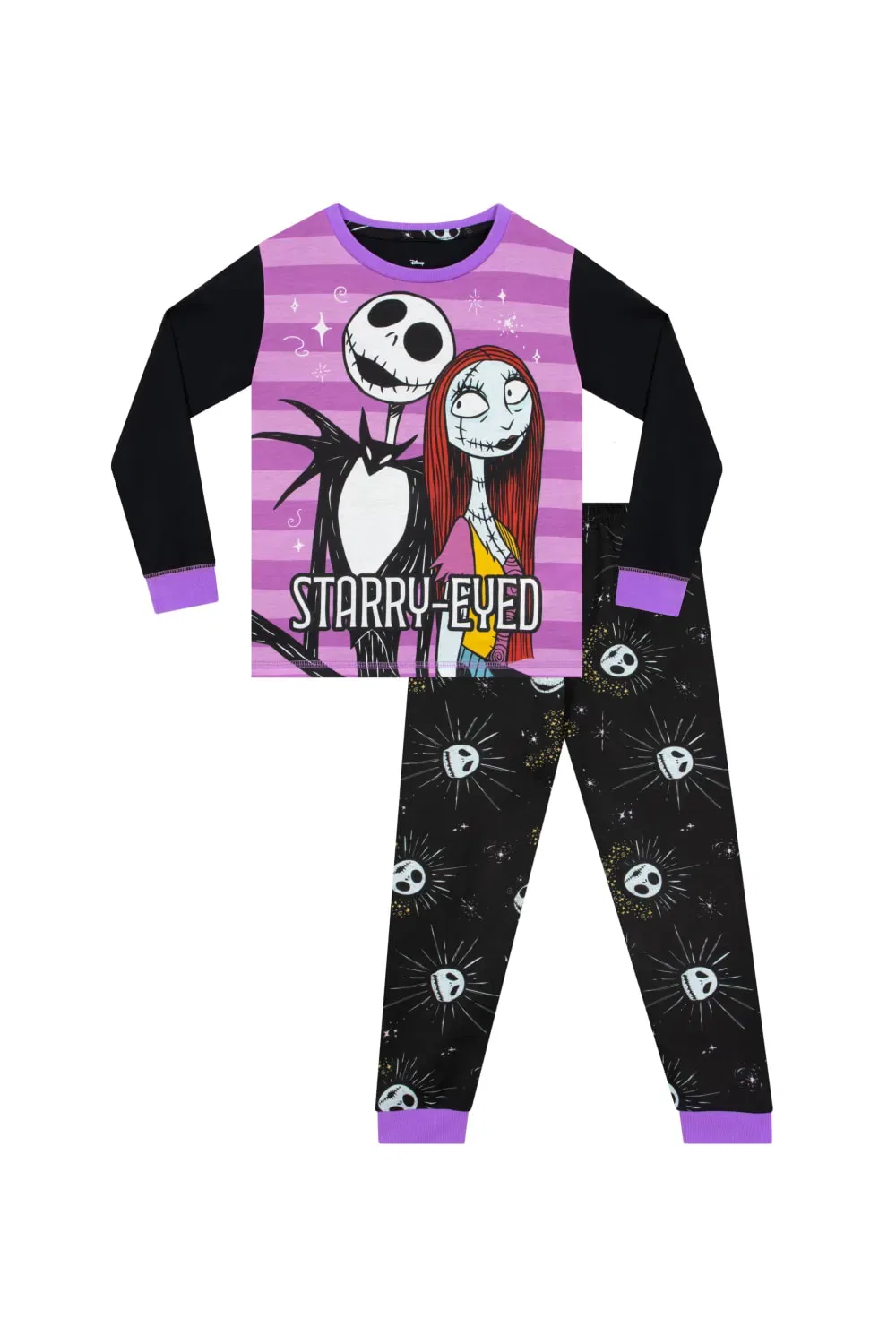 Пижама The Nightmare Before Christmas Disney для девочек, фиолетовый
