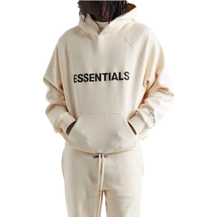 Толстовка унисекс Off White Fear Of God Essentials, кремовый — фото 2
