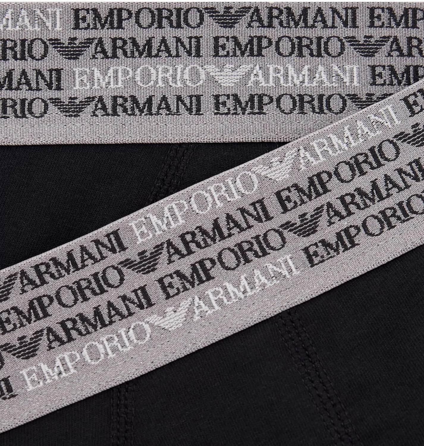Брифы с логотипом Emporio Armani, черный — фото 3