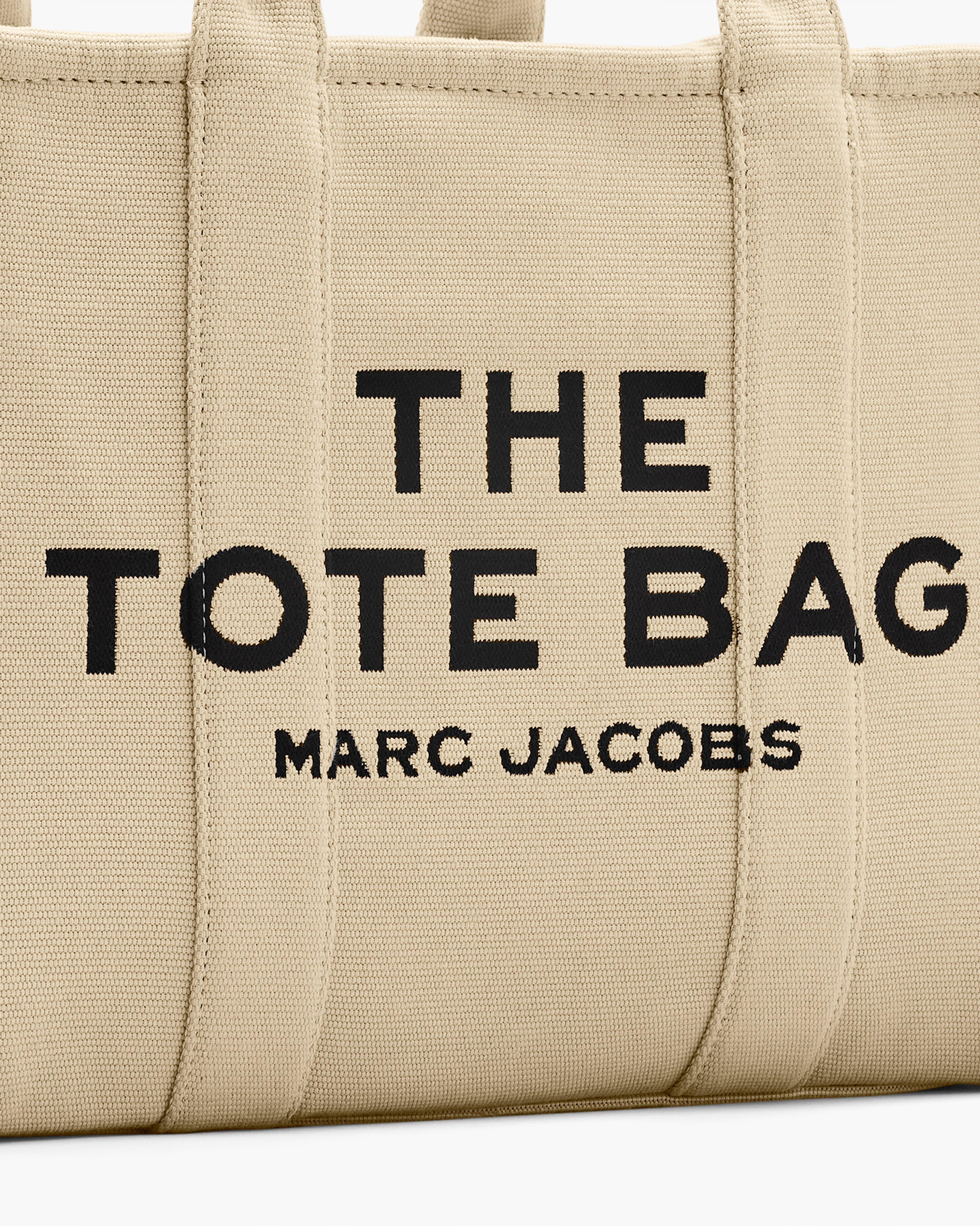 Большая жаккардовая сумка-тоут Marc Jacobs, цвет Warm Sand — фото 4