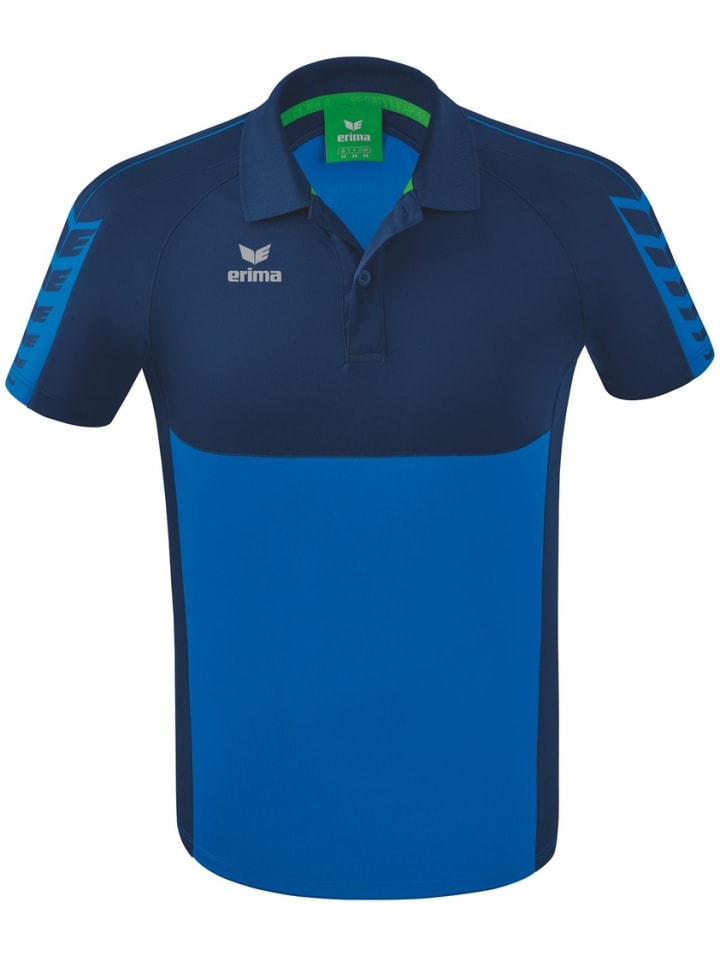 

Футболка поло Six Wings Poloshirt erima, синий