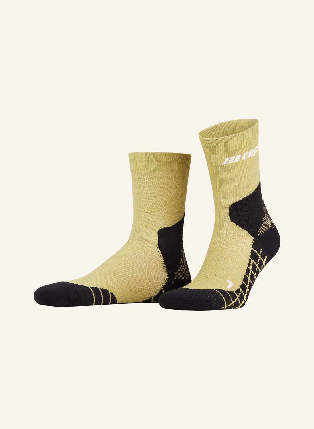

Спортивные носки light merino compression cep, цвет 155 olive