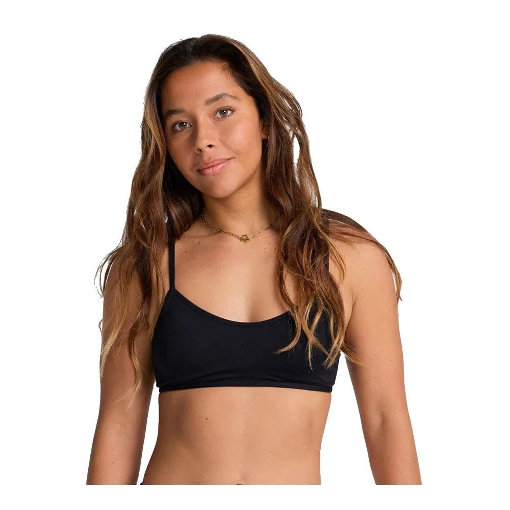 

Топ бикини Billabong Sol Searcher Lace Up, черный
