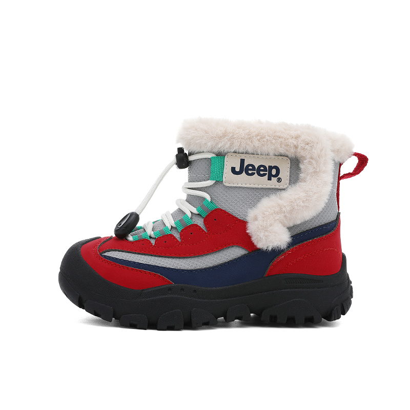 

Детские хлопковые кроссовки Kids' Jeep, china красный (fleece-lined)