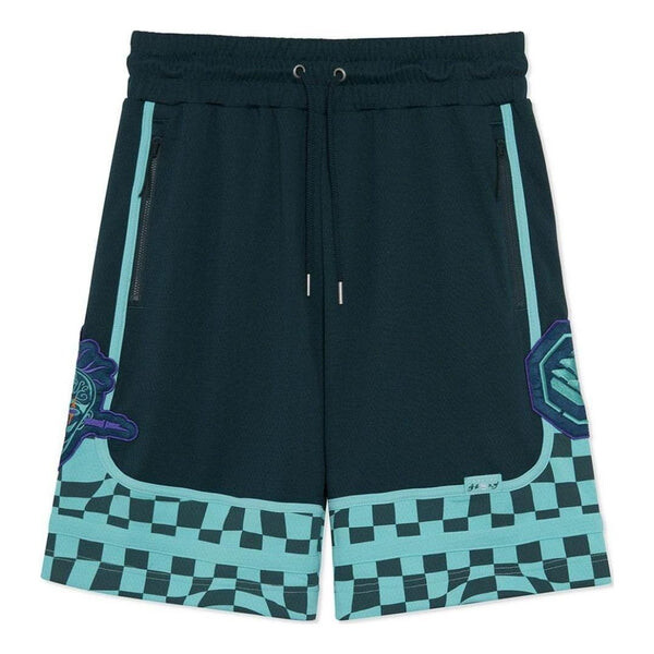 

Шорты badfive шахматные баскетбольные соревнования шорты Li-Ning, синий