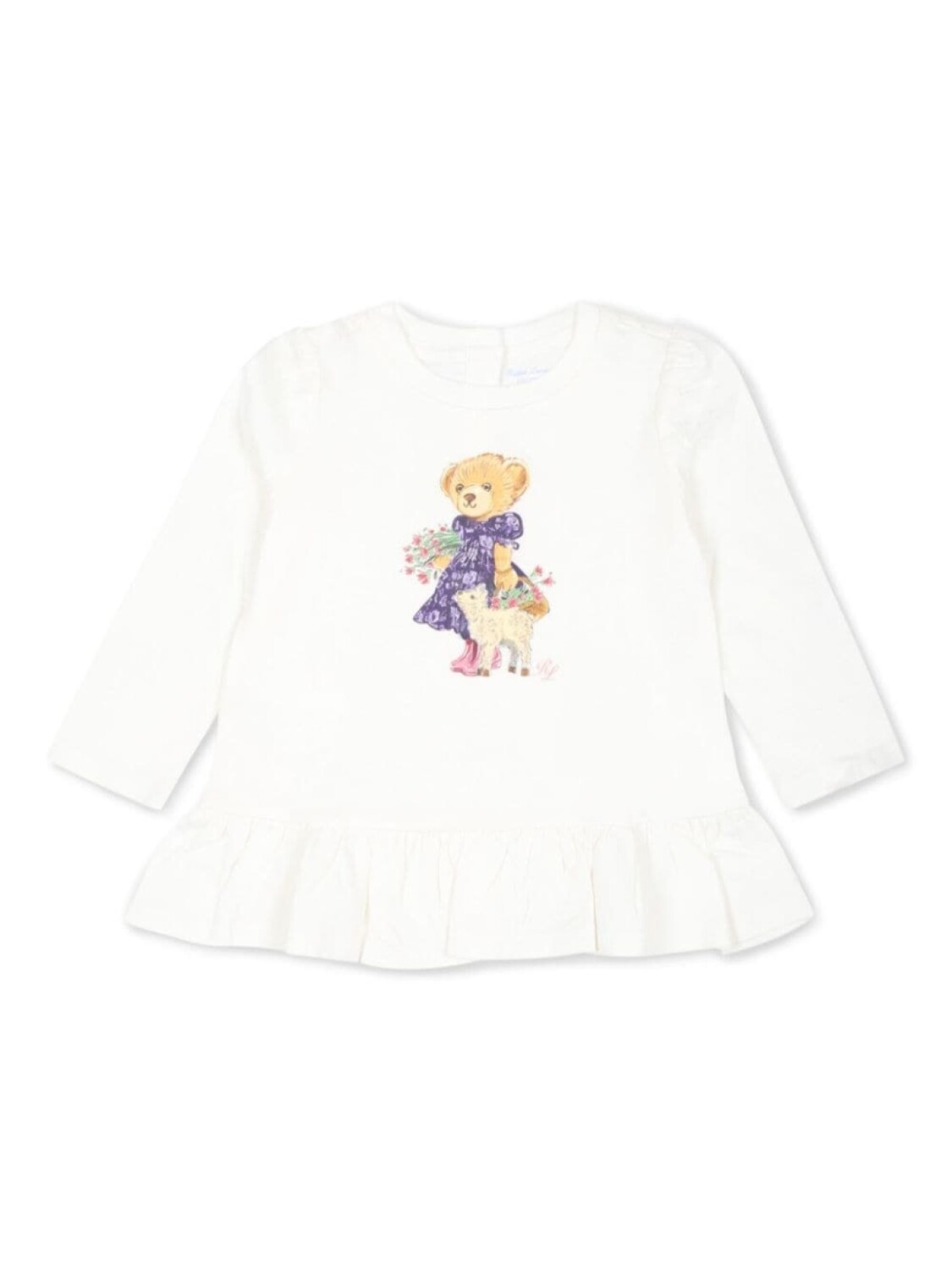 

Ralph Lauren Kids футболка с принтом Polo Bear, белый