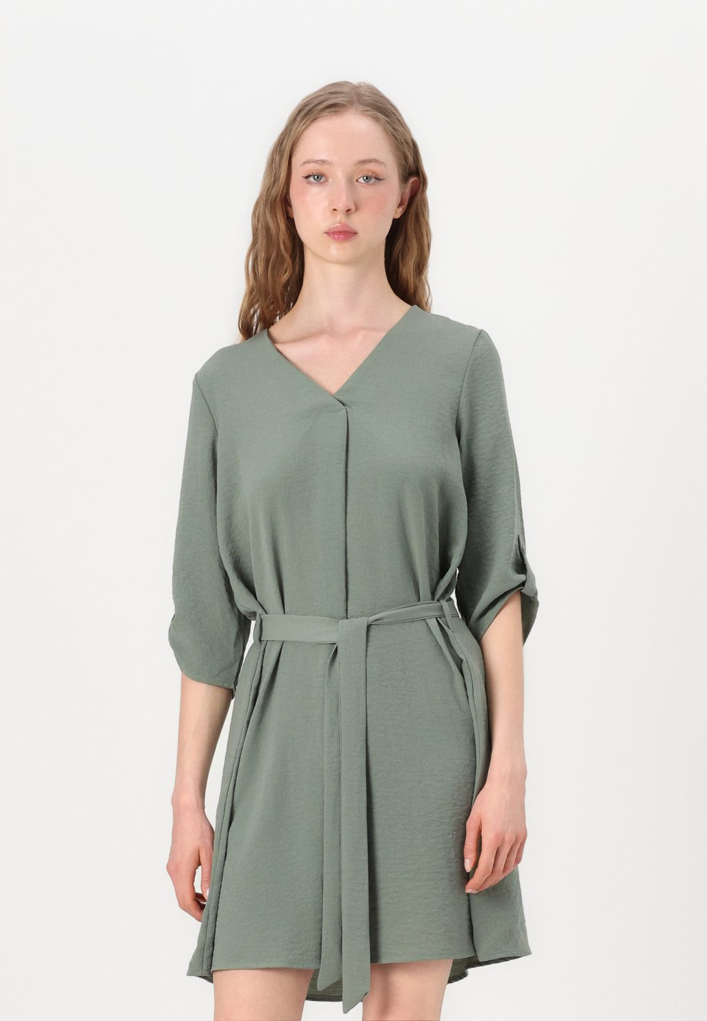 

Повседневное платье DIVYA LIFE DRESS JDY, светло-зеленый/меланж