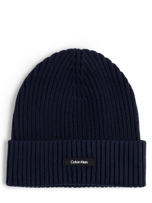

Шапка с кашемировым наполнением Calvin Klein, синий