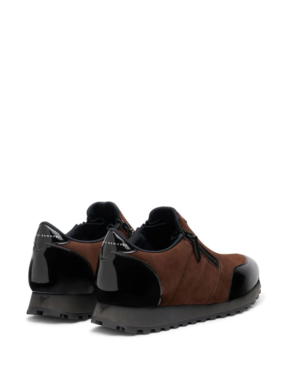 Лоферы Idle Run на молнии Giuseppe Zanotti, коричневый — фото 3