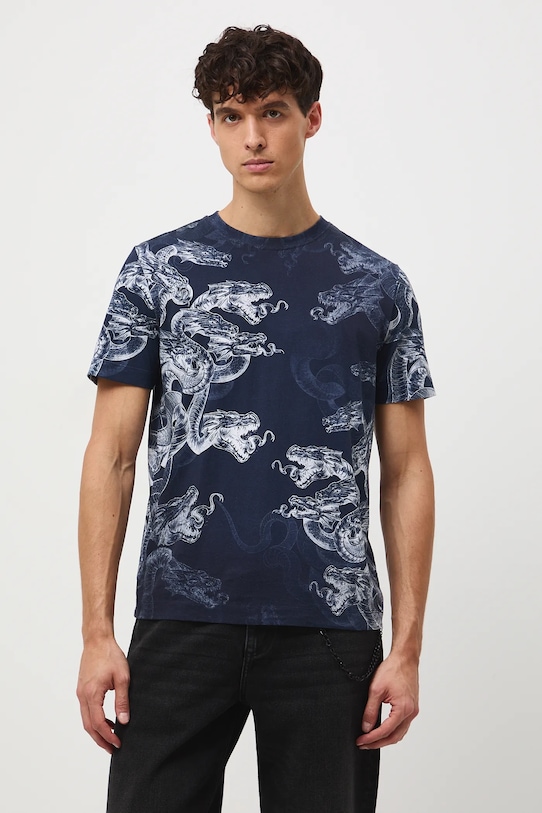 

Хлопковая футболка Medicine, темно-синий