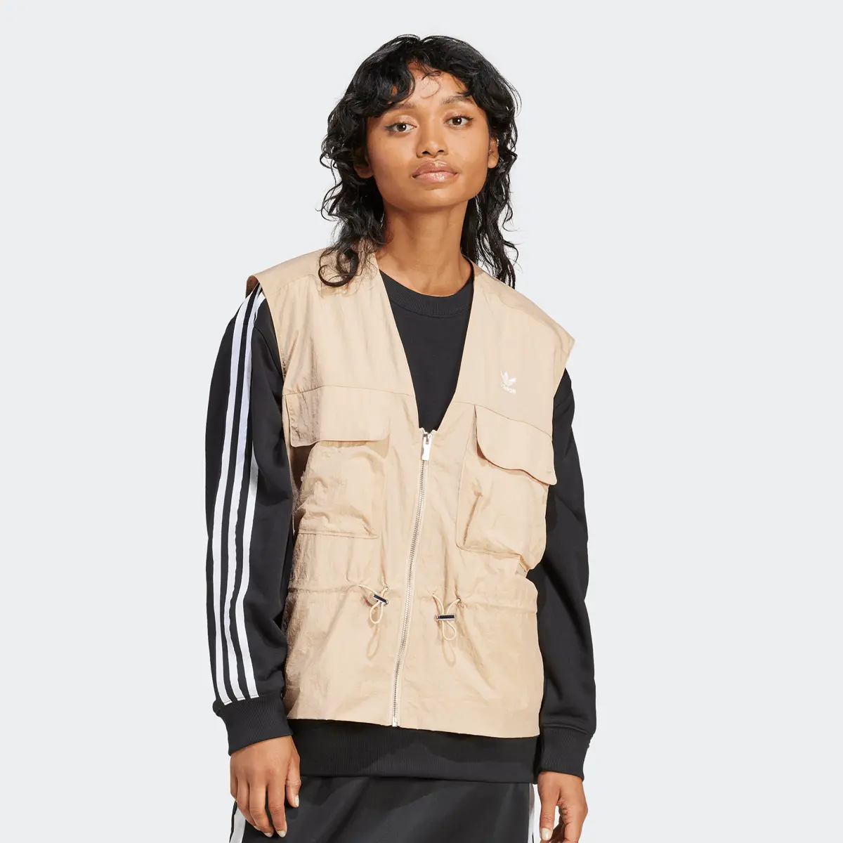 

Куртка adidas Originals 3-Streifen Weste Gorp Core Pack, бежевый/бежевый
