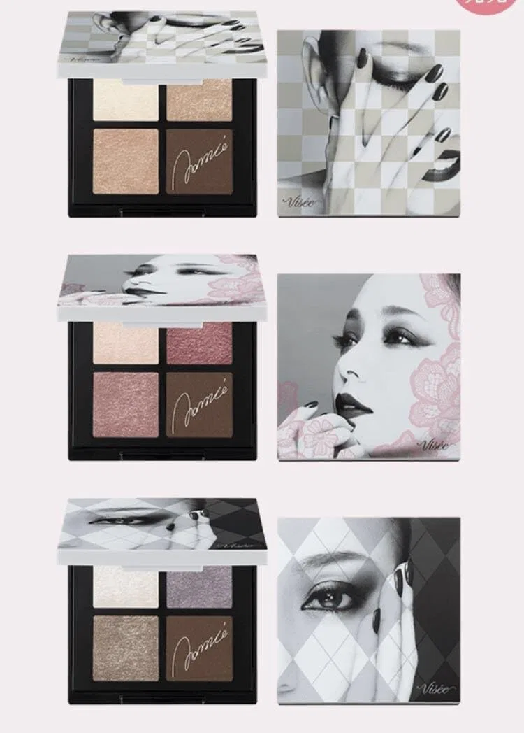 Палетка теней для век Limited Edition KOSÉ Visée Rishe Eye Color Palette NA 3 шт, мультиколор