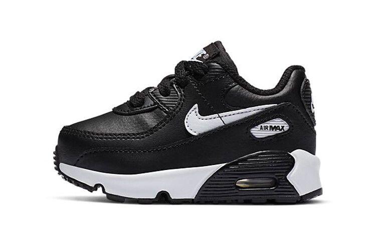 

Кроссовки детские Nike Air Max 90 на платформе, черный/белый