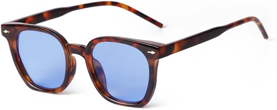 

Модные солнцезащитные очки 2027 года для женщин, в стиле ретро, ​​для мужчин, с заклепками, в черепаховой оправе, с прозрачными линзами. Солнцезащитные очки для женщин MTZJH, C6