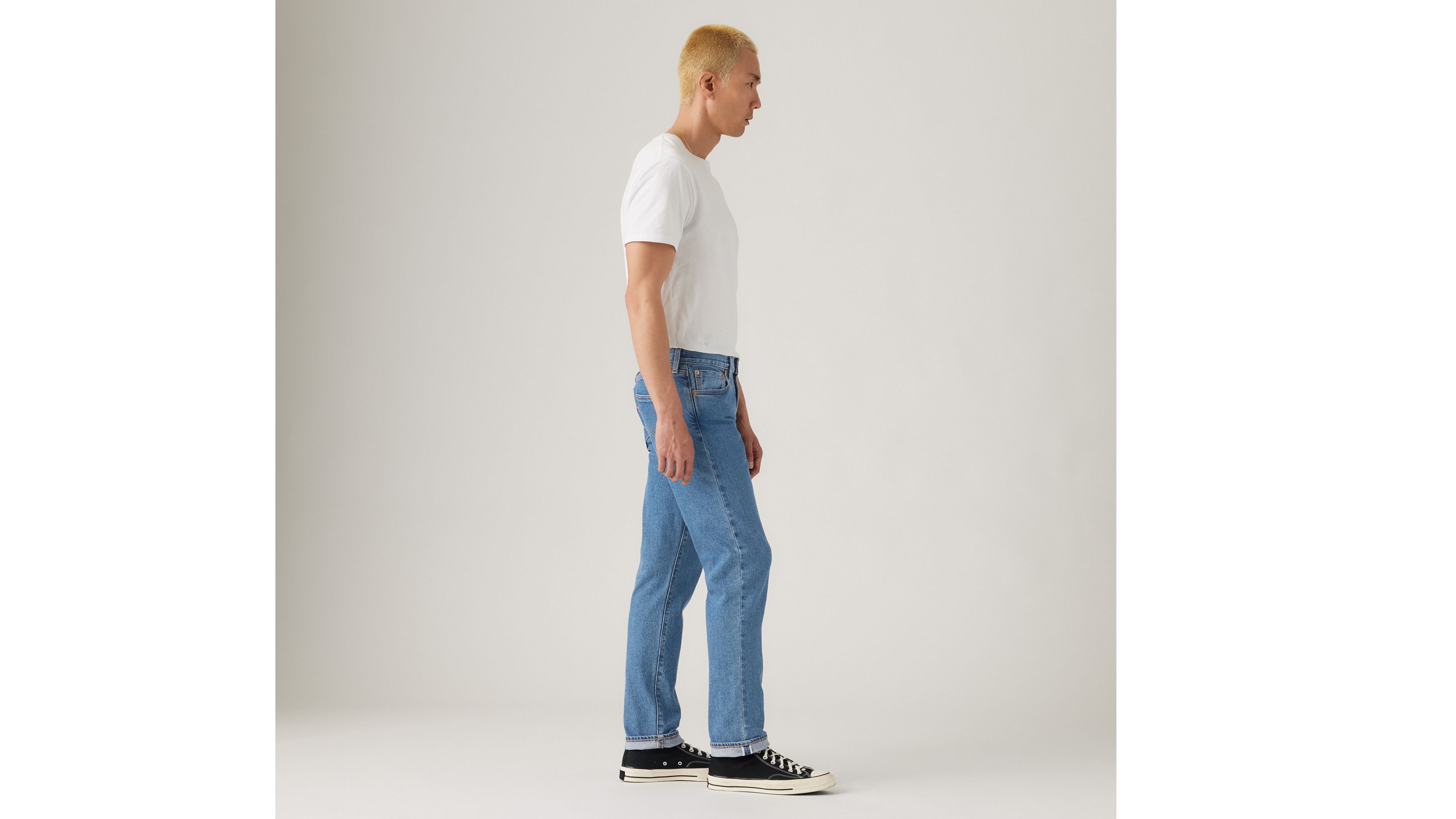 511 Узкие мужские джинсы с кромкой Levi's, You Get The Idea Selvedge - Medium Wash — фото 4