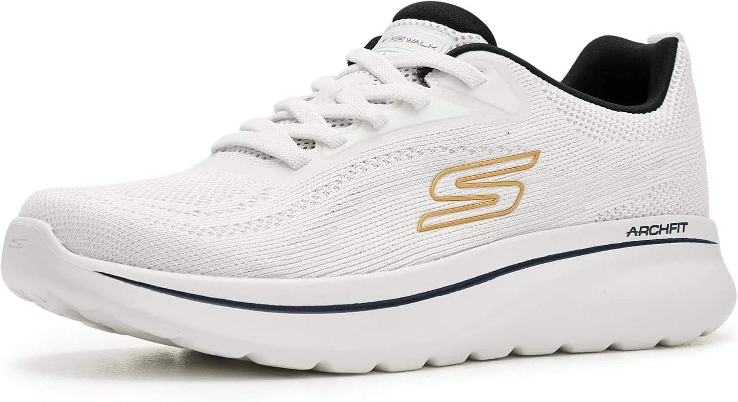 Мужские кроссовки Skechers Go Walk Arch Fit N-Joy Nate, White Navy