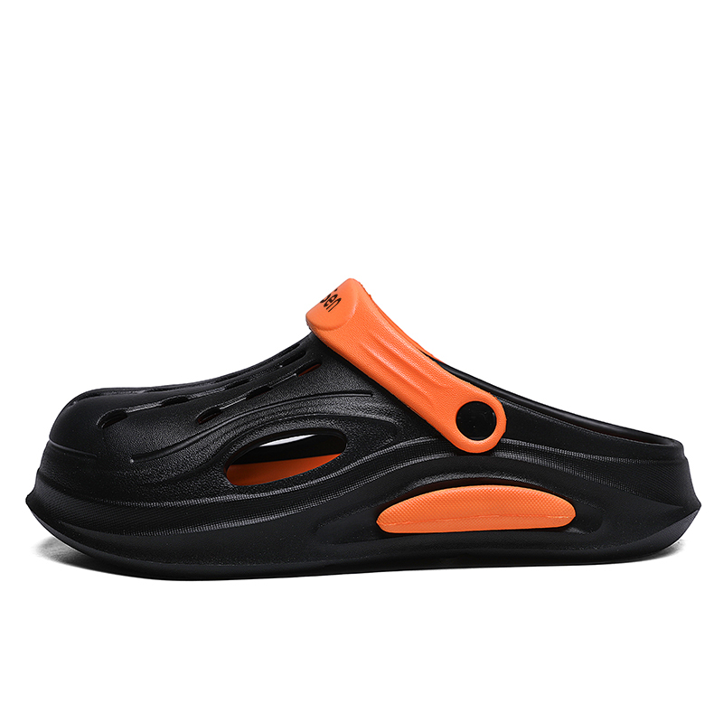 

Mulinsen Клоги мужские черно-оранжевые, цвет Black Orange