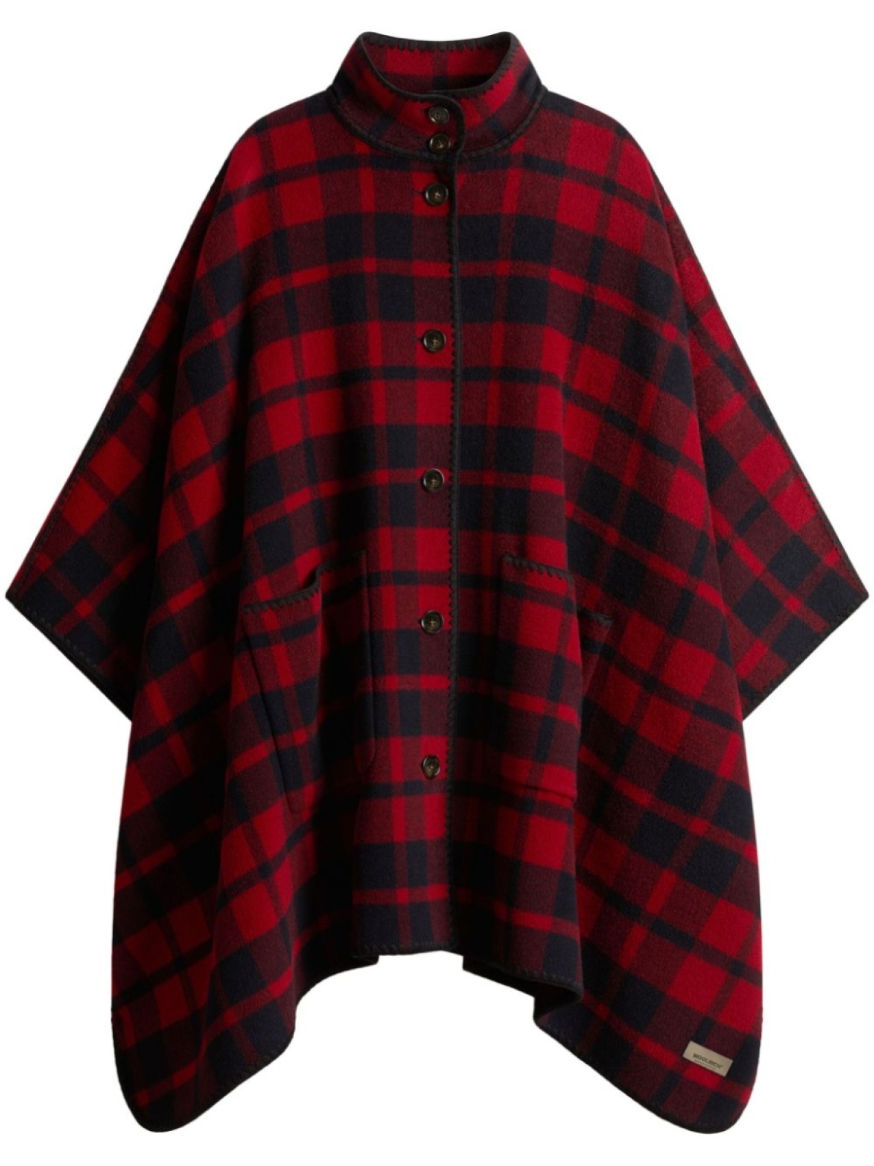 

Woolrich кейп Blanket, красный