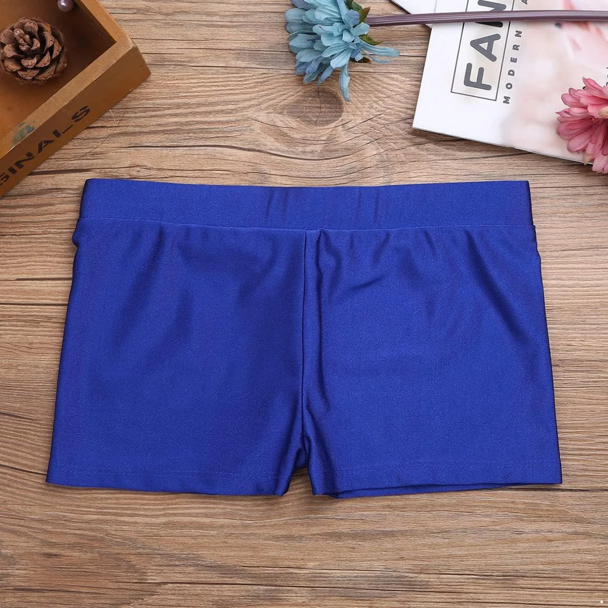 Детские шорты для активного отдыха YiZYiF, V-front Polyester Blue — фото 4