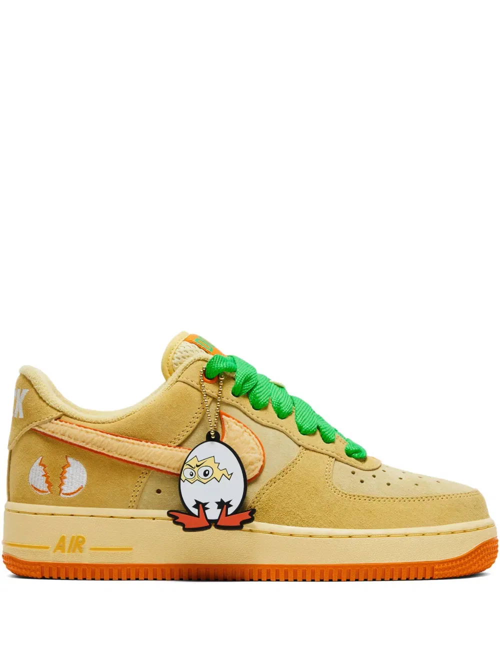 Кроссовки St. Air Force 1 Low Ducks of a Feather Egg or Duck из коллаборации с GOAT Division Nike, желтый