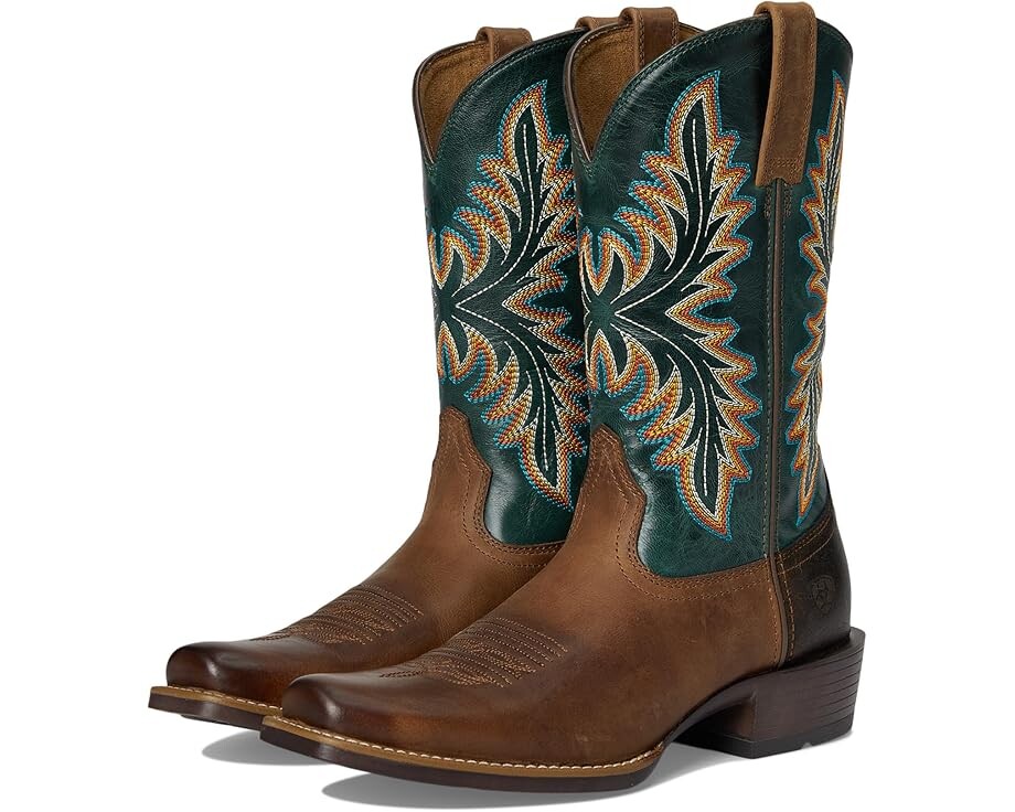 

Ботинки Ariat Renegade Cowboy Boots, цвет Vintage Oak/Deep Teal
