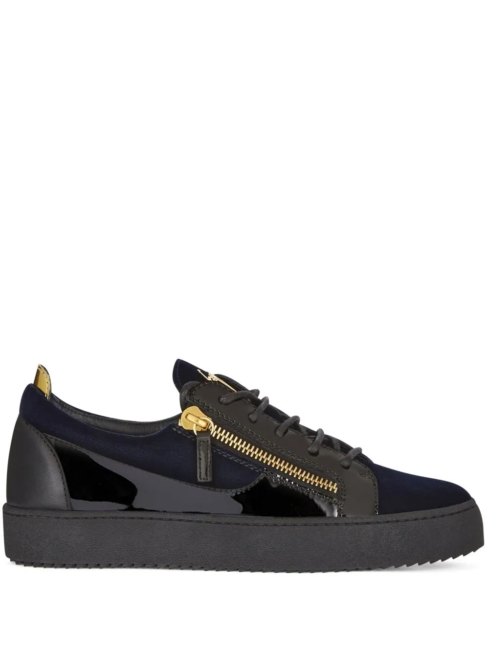 

Кроссовки Frankie на молнии Giuseppe Zanotti, синий