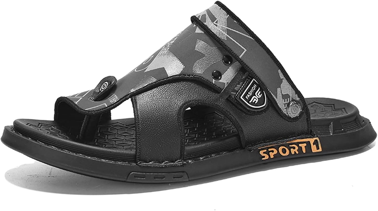 

Мужские удобные шлепанцы WCXTY для летнего ношения при вальгусной деформации большого пальца, ретро-сандалии с зажимом для пальца при подошвенном фасците, ортопедические тапочки с поддержкой свода стопы, серый