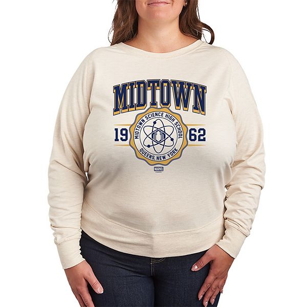 

Футболка с длинным рукавом Midtown Science French Terry plus size Marvel
