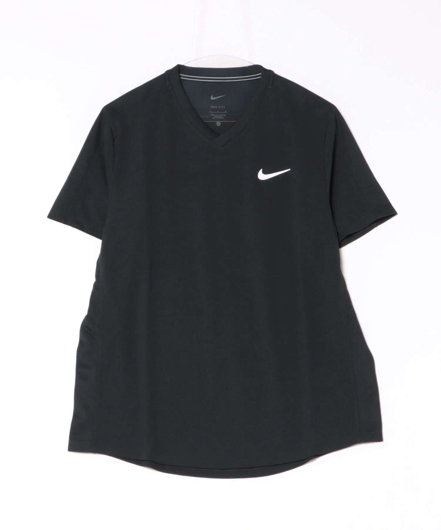 Мужская футболка NIKE Court Dri-FIT Victory с логотипом чёрная