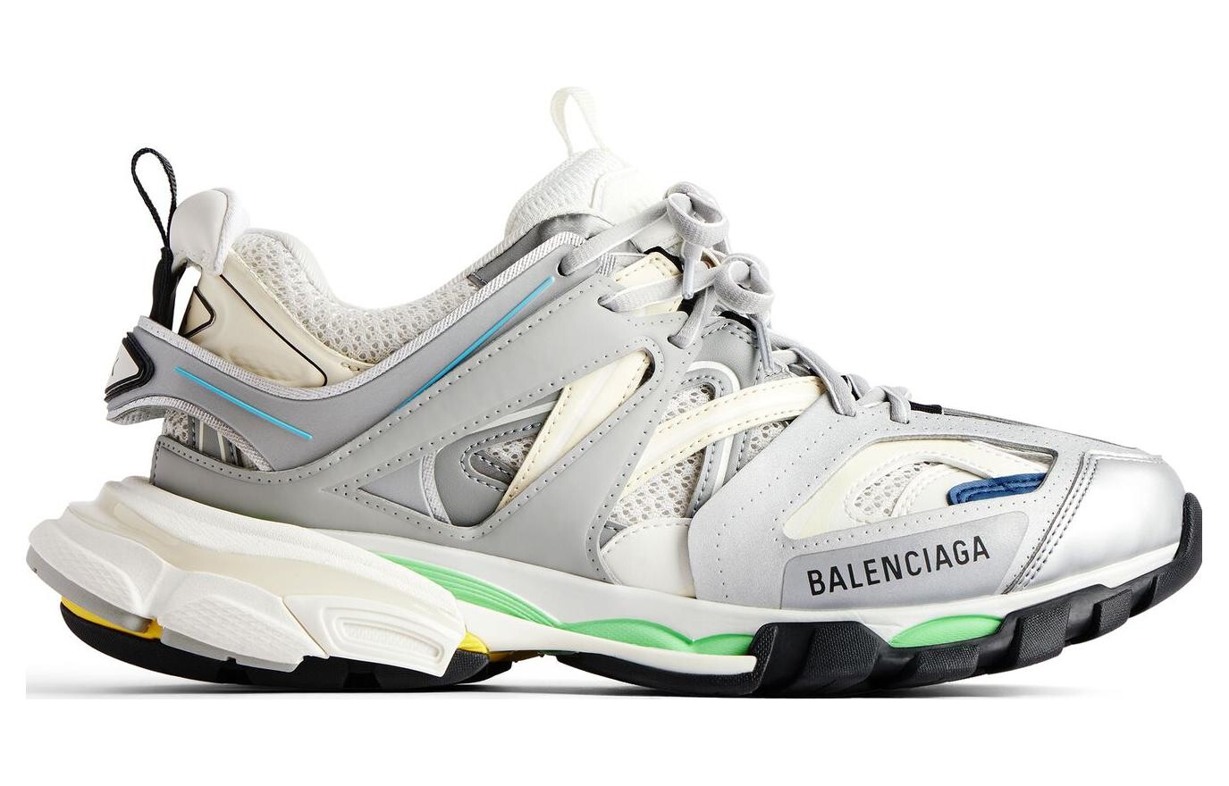 Кроссовки женские Balenciaga Track, серый / синий — фото 2