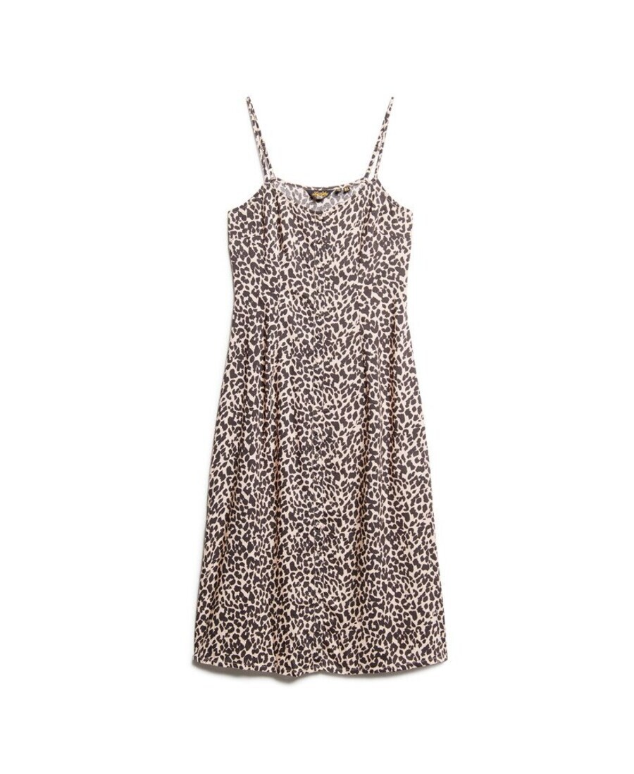 

Платье миди Superdry Dress, бежевый
