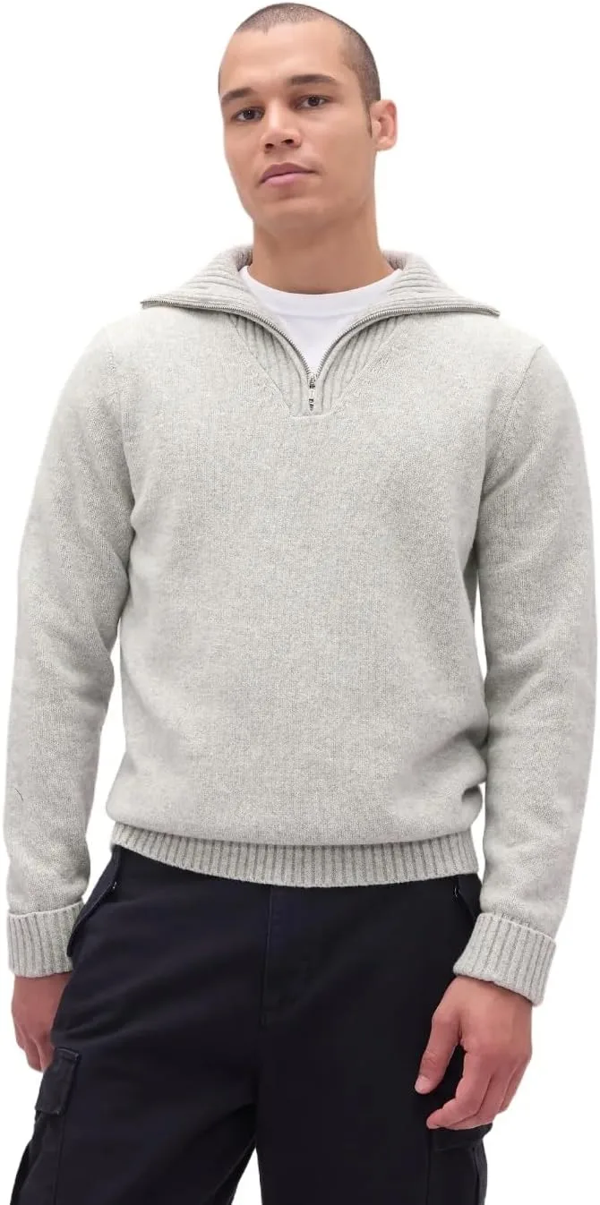 

Свитер Gap Men's Cashsoft с застежкой на четверть