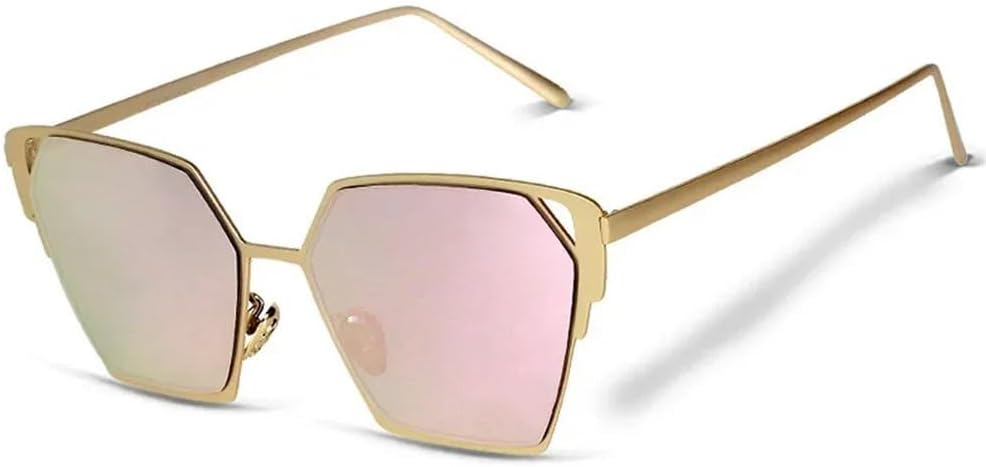 

Солнцезащитные очки в форме «кошачий глаз» из сплава с эффектом «кошачий глаз» для женщин, модные очки для активного отдыха, фотохромные, с защитой от УФ-излучения UV400 KTUCN, C4pink