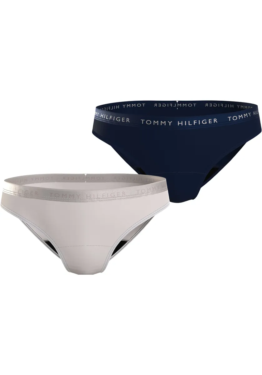 

Трусики бикини Tommy Hilfiger Underwear "2P BIKINI" (2 шт. в упаковке), с надписью логотипа Tommy Hilfiger, бежевый