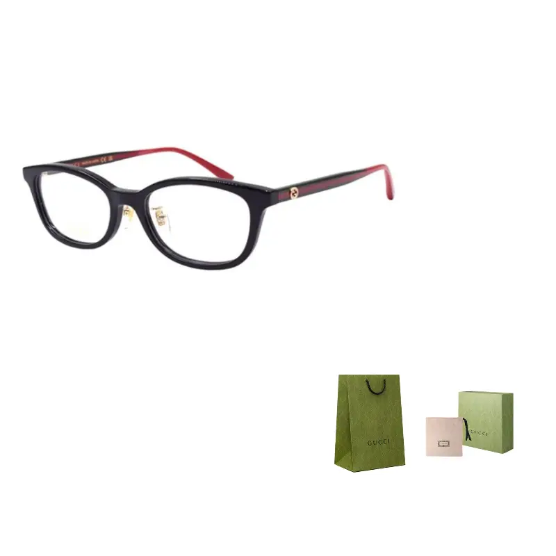 

GUCCI Ацетатная квадратная оправа для очков унисекс черная, Black