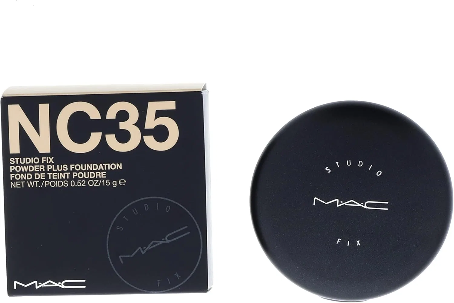 Тональная пудра MAC Studio Fix Powder Plus Foundation, 14.7 г, оттенок NC35
