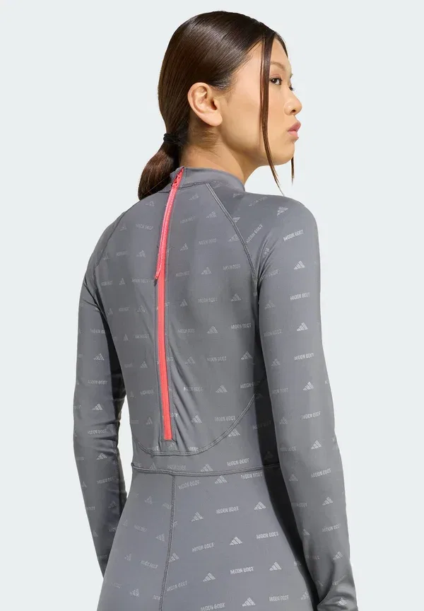 Комбинезон-вейтс Shine Adidas Sportswear, гранит/отражающее серебро — фото 4