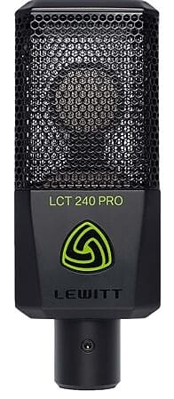 

Конденсаторный микрофон Lewitt LCT-240-PRO-BLK Large-Diaphragm Condenser Microphone