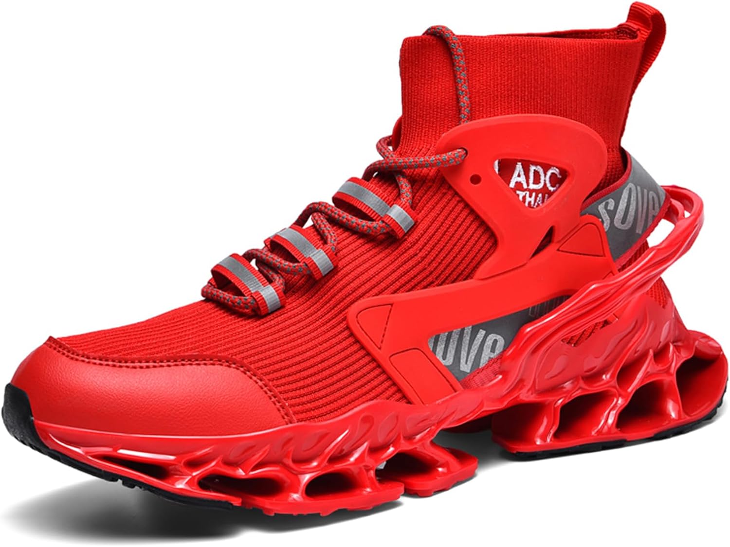 

Мужские модные кроссовки GSIGUL с лезвием, противоскользящие, для бега, тенниса и повседневной носки, красный