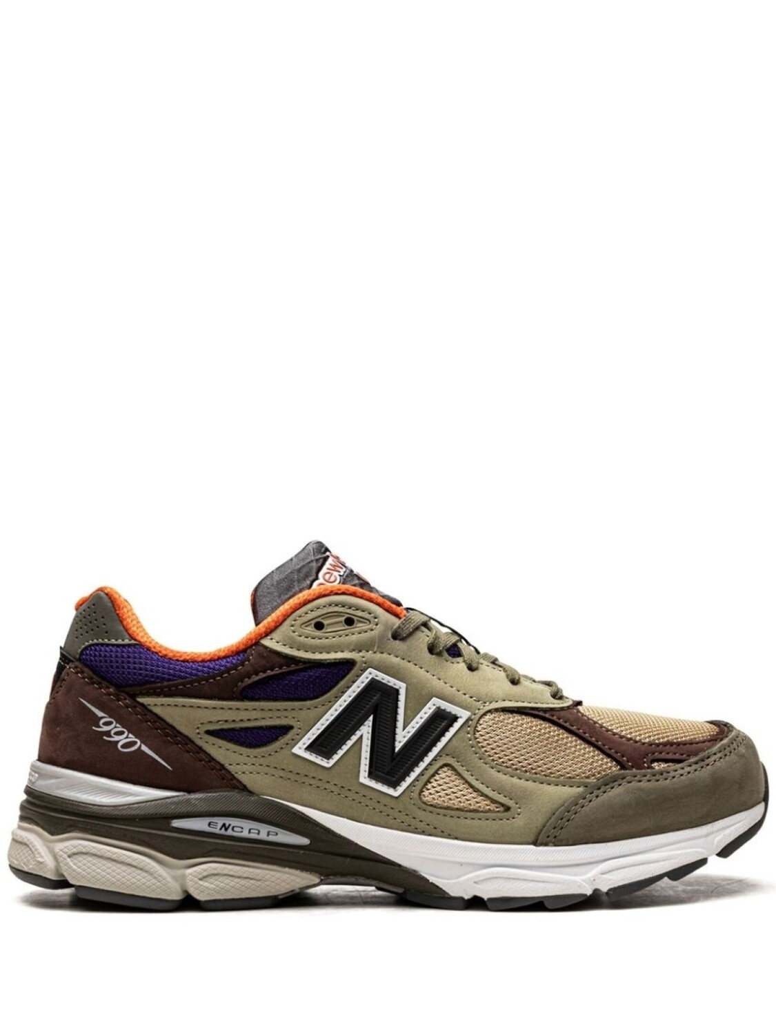 

New Balance кроссовки 990V3 Made In USA Khaki из коллаборации с Teddy Santis, нейтральный цвет